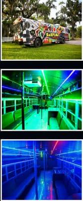 35 passenger party bus