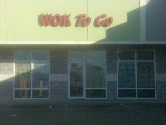 Main entrance of Wok To Go