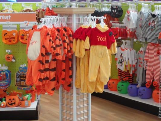 Halloween outfits are now being sold.