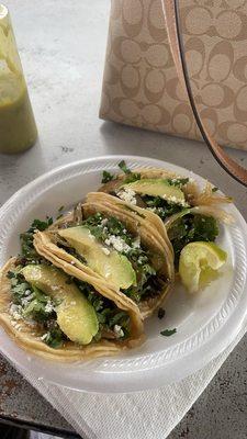 Tacos de fajita con todo