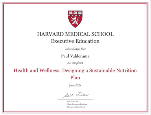 Harvard Medical School: Designing a Sustainable Nutritional Plan. Tailoring custom diets to  meet your tastebuds and nutritional goals!