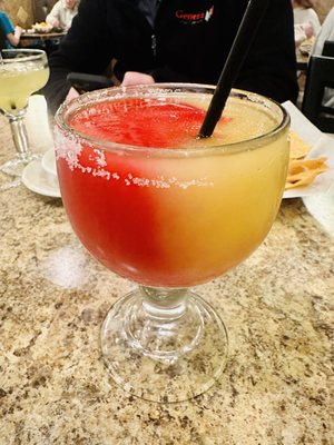 Jumbo Rainbow margarita