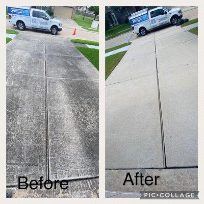 Entrance and driveway treating and power washing