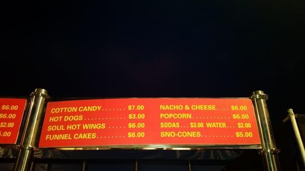 Concessions pricing