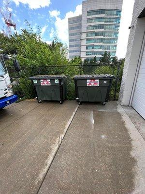 2 yard dumpsters in Boston