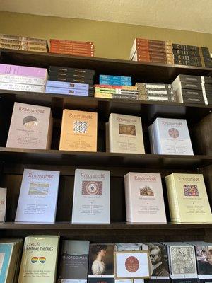 A selection of Renevatio journals in the bookstore