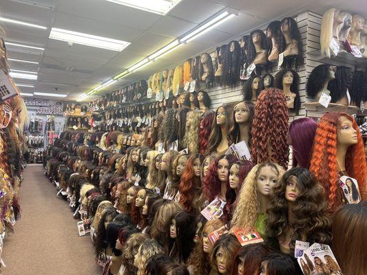 Wig aisle