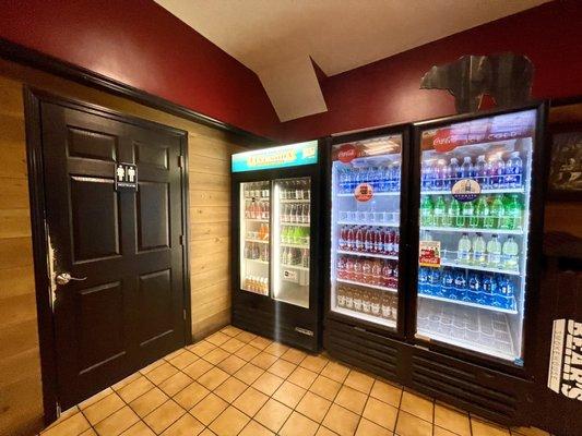 Drink cooler & restroom