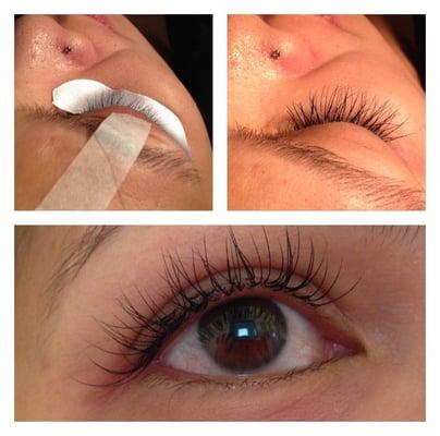 Natural look-lash extensions