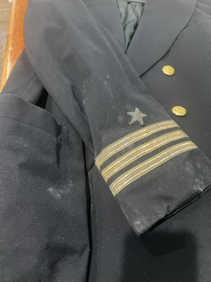 Jacket damaged by mold.