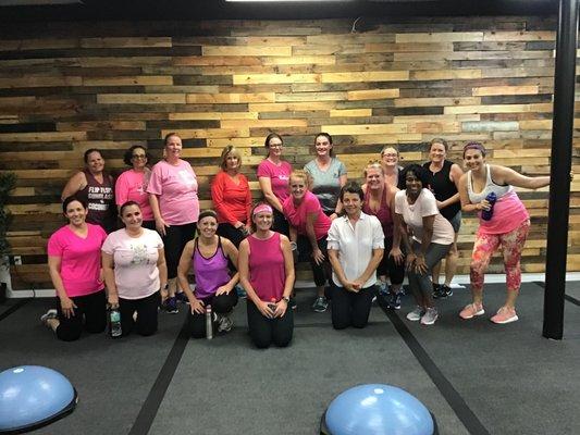 Women's fitness boot camp ladies