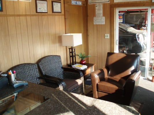 We'll keep you comfortable if your waiting for your vehicle.