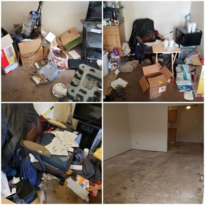 Gross Clean-Up, Before and After