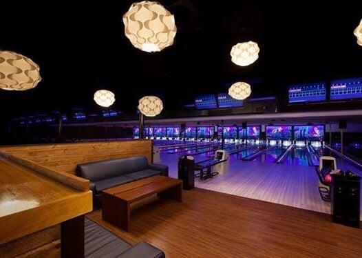 Bowling Suite VIP area for group events and corporate parties or team building events.