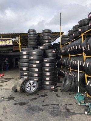 Lot of tires! They'll definitely have what you need.