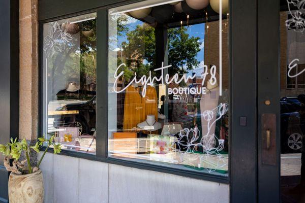 Located in the Windsor Hotel, Eighteen78 Boutique is a unique, vibrant and fun women's clothing and accessories store!