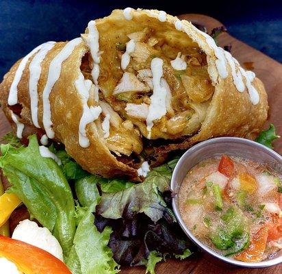 Chicken chimichanga