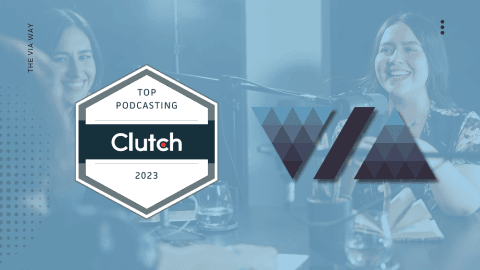 VIA Productions is ranked one of the Top Podcasting agencies by Clutch in 2023.  Do you have a current podcast or looking to start one?