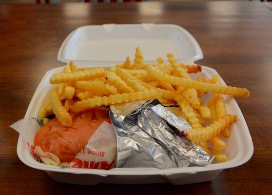 Lamb Gyro with French Fries