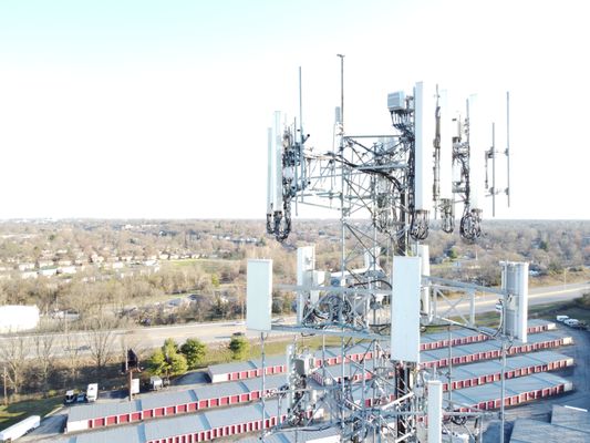 Safe Cell Tower visual inspections. #Cell tower surveys #Cell tower asset management #Drone inspection services