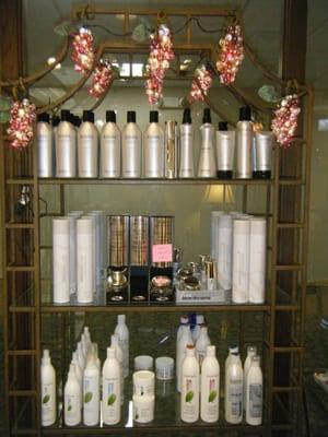 Some of the products brands available for sell include: Kenra, Sebastian, Biolage, Sukisha, Nioxin, and Crew.