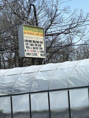 Sign from the road