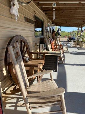 Front Porch at Montgomery South campground