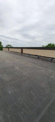 Rebuild and install new walls on a Commercial Roof