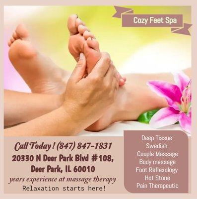 The underlying theory behind reflexology is that there are certain points or "reflex areas" on the feet  and hands that are c...