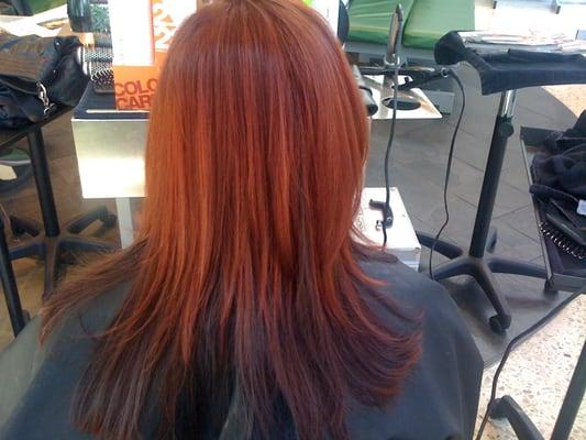 Color service performed by Claire Silveira