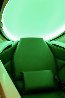 The Somadome offers 20 minute guided meditations with sound, light and energy