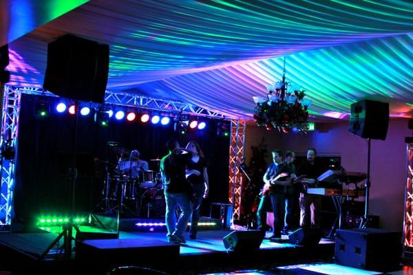 Lighting adds a whole new dimension and vibe to  your event