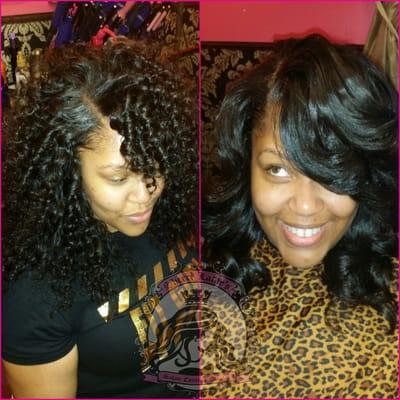 Lauren wearing Couture Closure and 3 bundles of Deep Curly Brazilian Couture Hair.   On sale at SherriLataes.com #2159216973