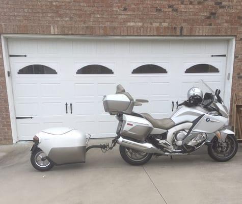 Bike trailer setup