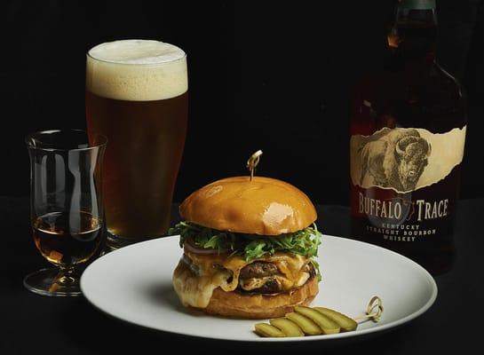 Burger, Bourbon, & Brew $19 Sunday-Thursday!  In House Only.