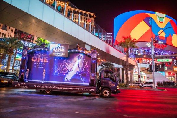 Cirque Du Soleil's MJ ONE Custom Iconic Mobile Billboard