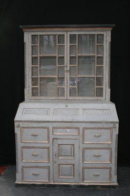 Russian Secretaire circa 1780's Restored with powder pigment pint (Holland)