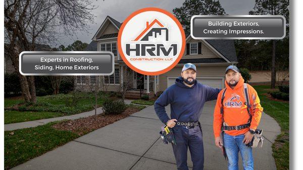 HRM Construction company owners and experts in home exterior services.