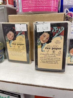 Rice paper absorbing