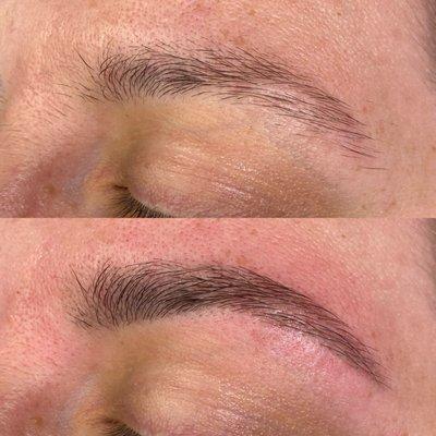 Brow tint & wax