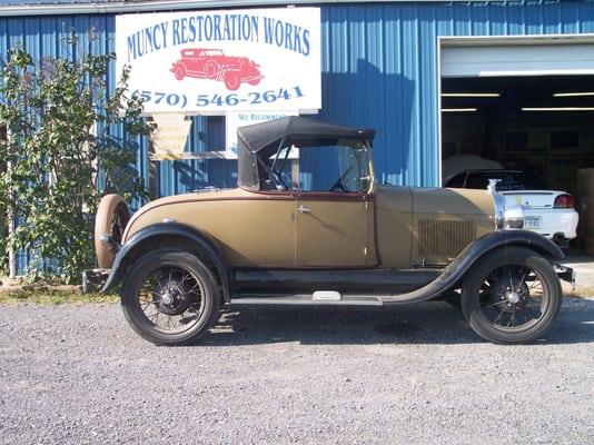 1928 Model A at Muncy Restoration Works