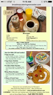 Breakfast menu page 2 (online)