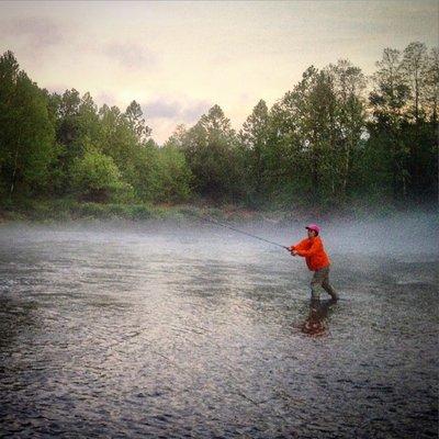 Casting a line in Phoenicia, NY