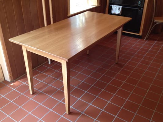 White Oak Kitchen Table