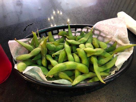 Edamame needs a tad bit more salt