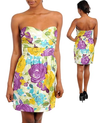 Strapless Spring Dress