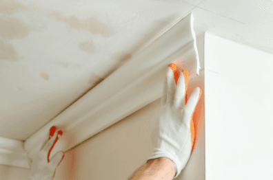 Baseboard molding installation