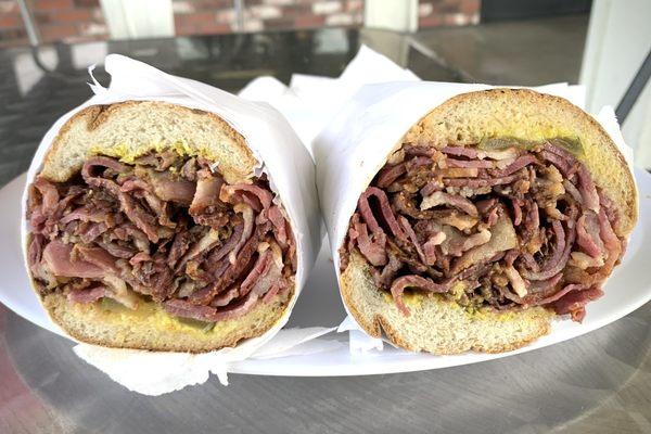 Now THAT's a pastrami sandwich!