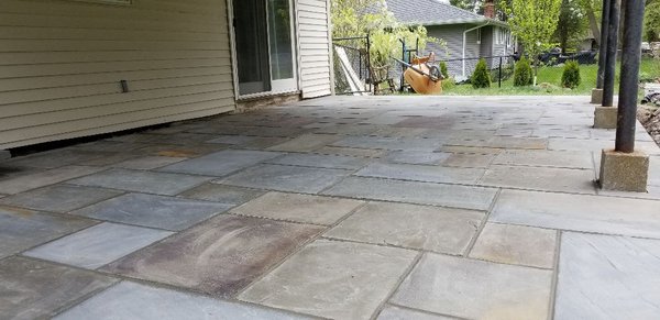 Bluestone patio