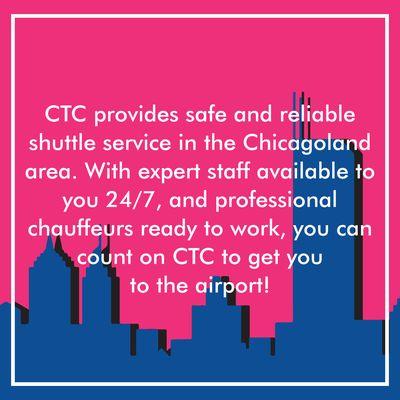 Specializing in corporate transportation and shuttle services, call Chicago Transportation Company for all your transportation needs.